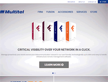 Tablet Screenshot of multitel.com